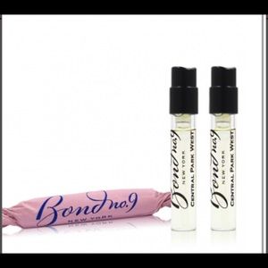 BOND NO. 9 NEW YORK: "CENTRAL PARK WEST” - SAMPLE SIZE. SET OF 3 (1.7 ML). NEW.